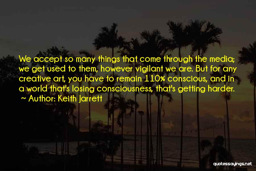 Things Getting Harder Quotes By Keith Jarrett