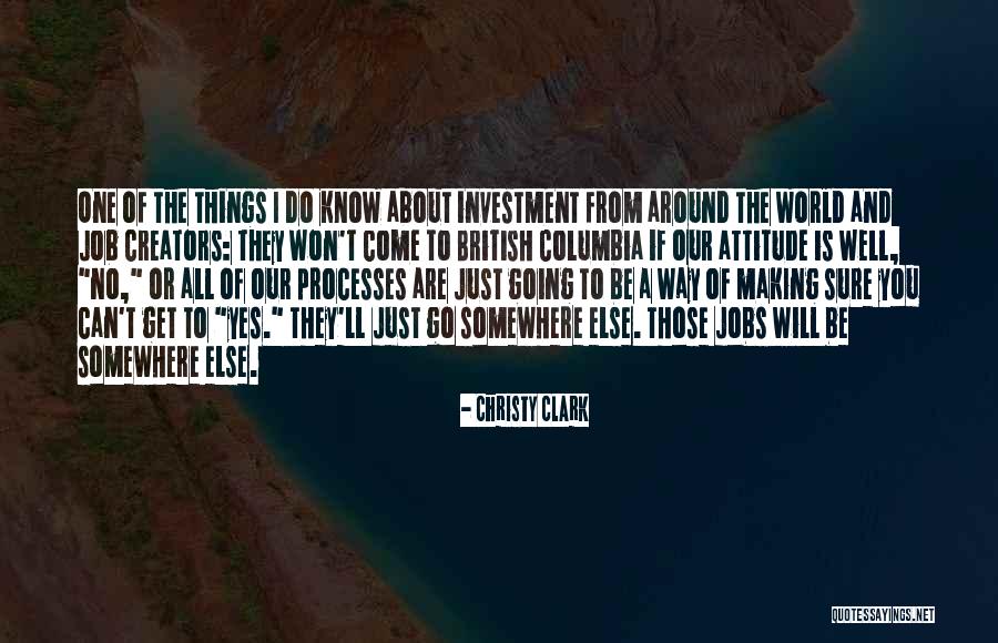 Things Going Well Quotes By Christy Clark