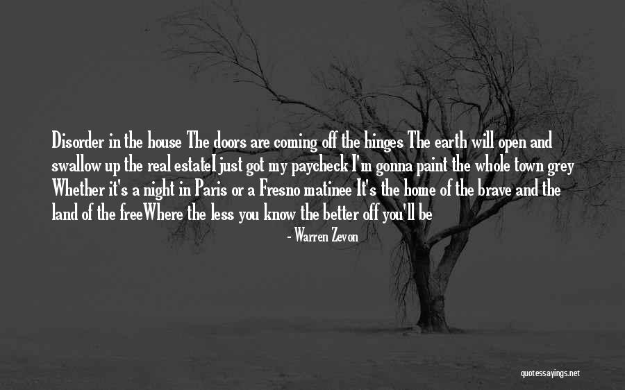 Things Gonna Get Better Quotes By Warren Zevon