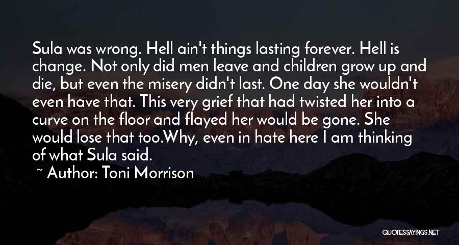 Things I Did Wrong Quotes By Toni Morrison