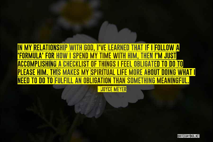 Things I Learned About Life Quotes By Joyce Meyer