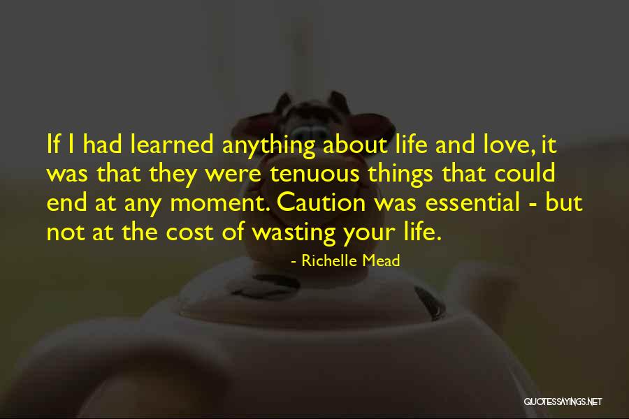 Things I Learned About Life Quotes By Richelle Mead