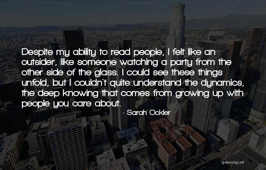 Things I Like About You Quotes By Sarah Ockler Things I Like About You Quotes By Sarah Ockler