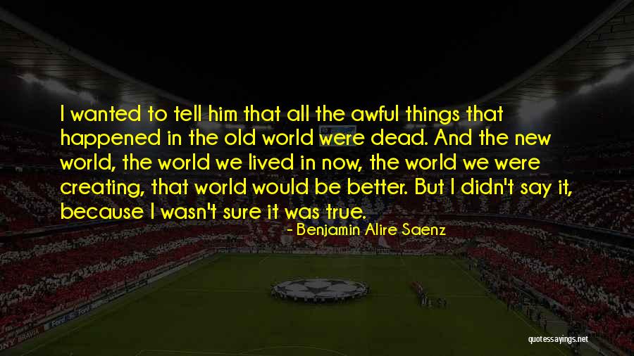 Things I Say Quotes By Benjamin Alire Saenz Things I Say Quotes By Benjamin Alire Saenz