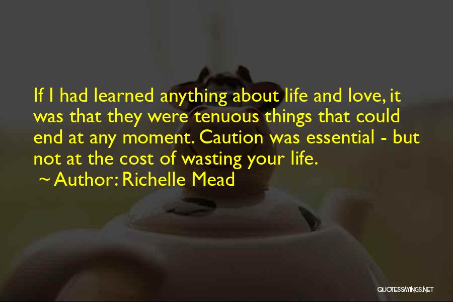 Things I've Learned About Life Quotes By Richelle Mead