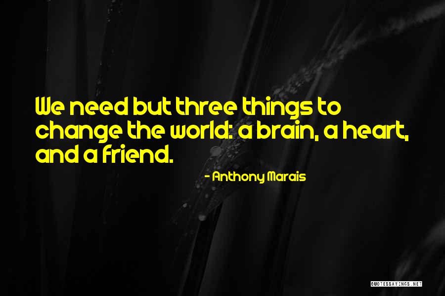 Things Life Quotes By Anthony Marais