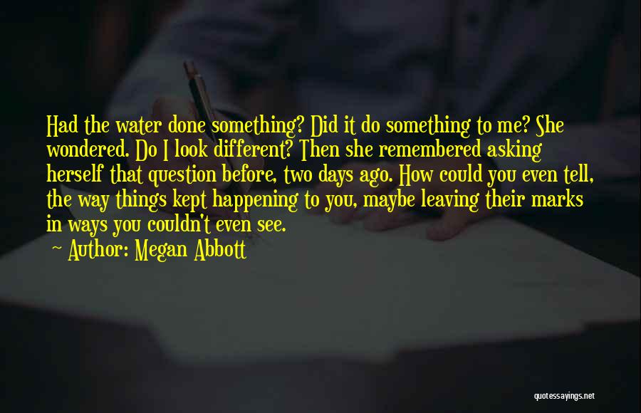 Things Look Different Quotes By Megan Abbott