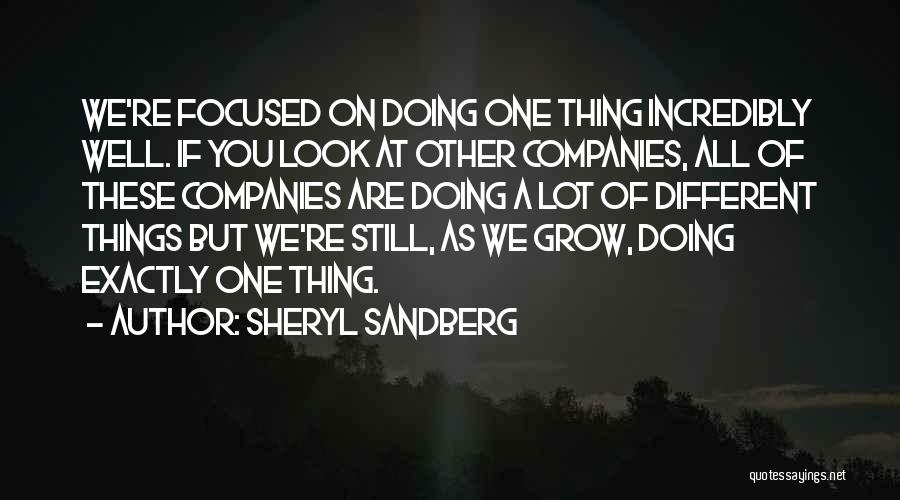 Things Look Different Quotes By Sheryl Sandberg