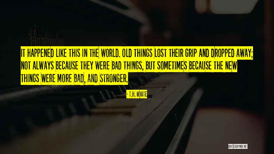 Things Lost Quotes By T.H. White Things Lost Quotes By T.H. White