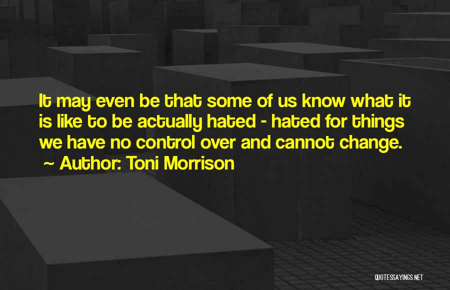 Things May Change Quotes By Toni Morrison