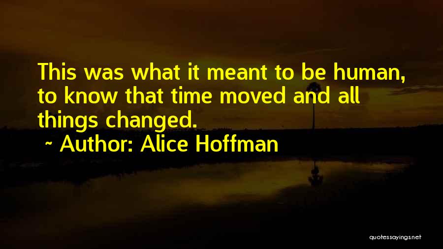 Things Meant To Be Quotes By Alice Hoffman