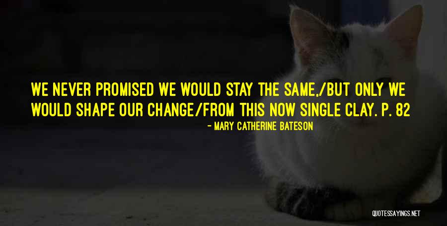 Things Never Stay The Same Quotes By Mary Catherine Bateson Things Never Stay The Same Quotes By Mary Catherine Bateson