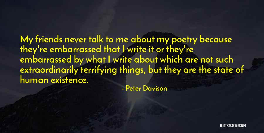 Things Never Talk About Quotes By Peter Davison Things Never Talk About Quotes By Peter Davison