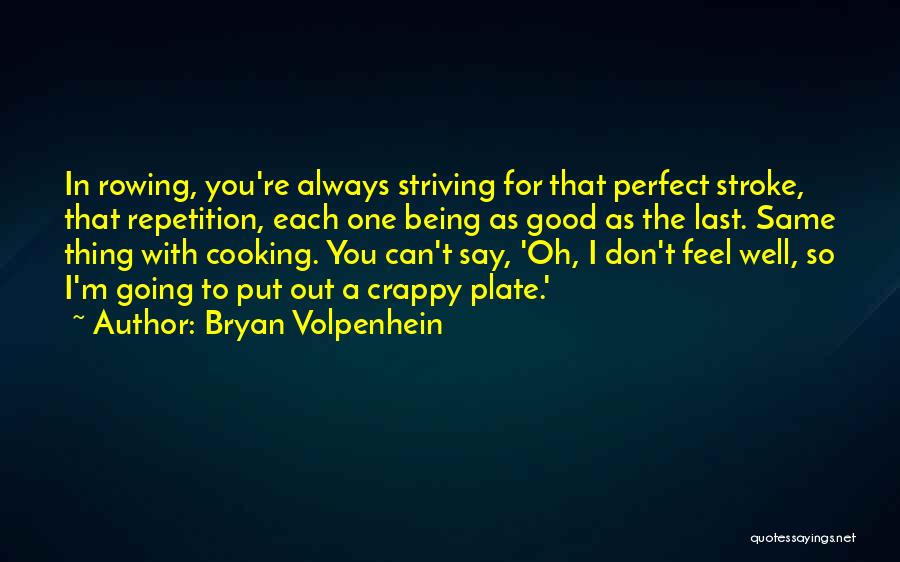 Things Not Always Being Perfect Quotes By Bryan Volpenhein