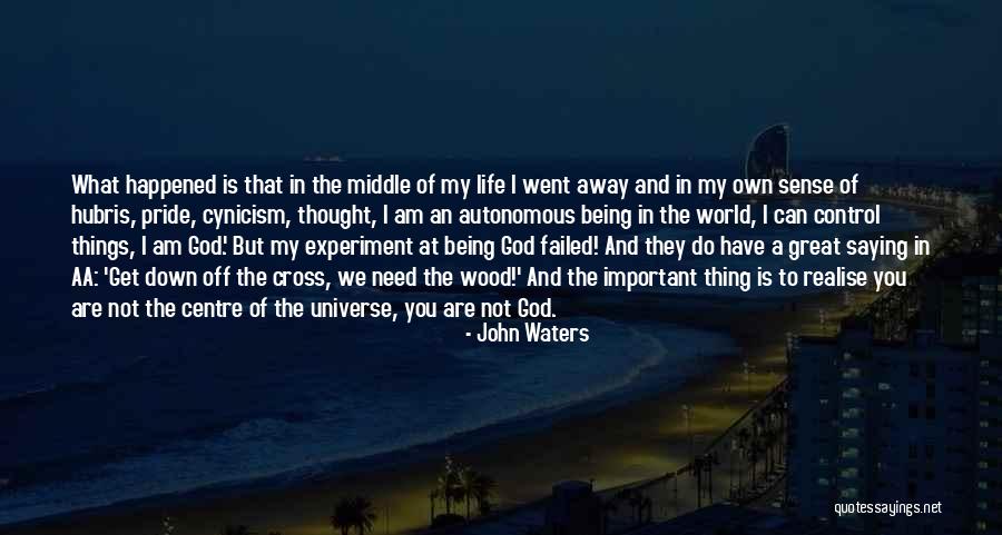 Things Not Being What You Thought Quotes By John Waters Things Not Being What You Thought Quotes By John Waters