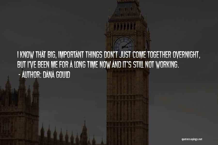 Things Not Working Quotes By Dana Gould