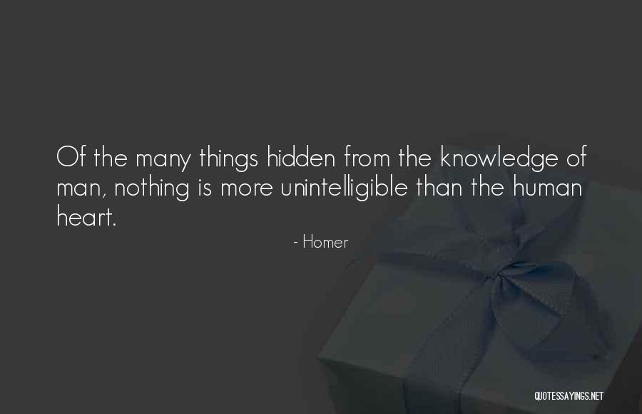 Things Of The Heart Quotes By Homer Things Of The Heart Quotes By Homer