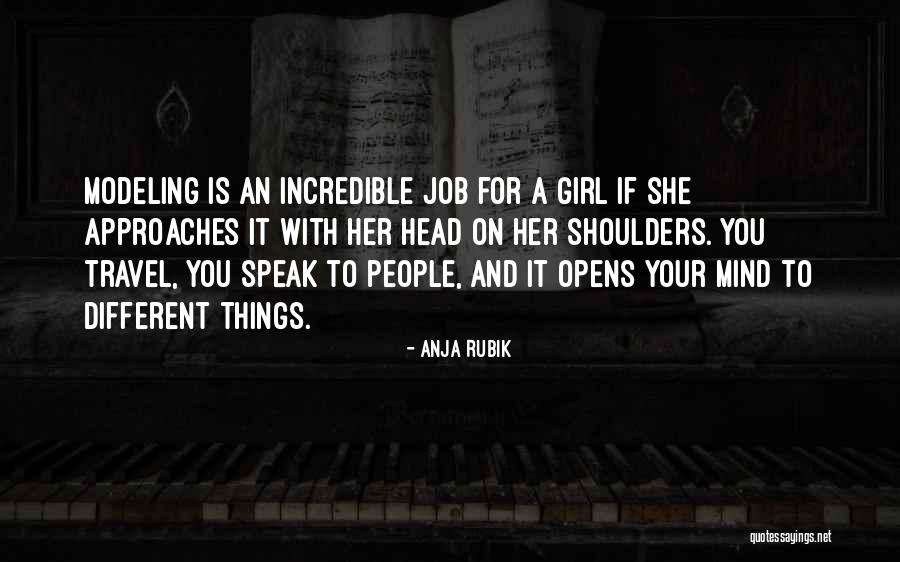 Things On Your Mind Quotes By Anja Rubik Things On Your Mind Quotes By Anja Rubik