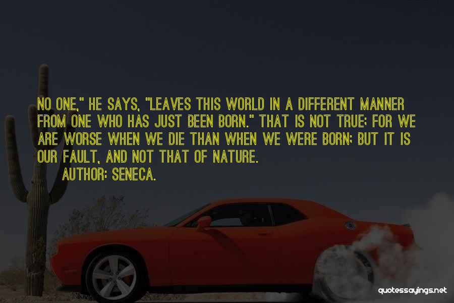 Things Should Have Been Different Quotes By Seneca.