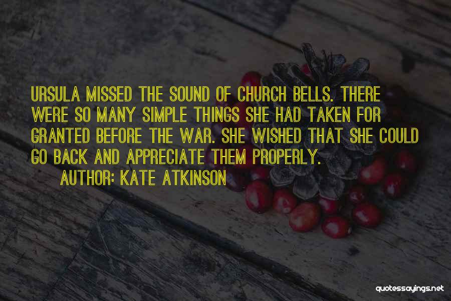Things Taken For Granted Quotes By Kate Atkinson