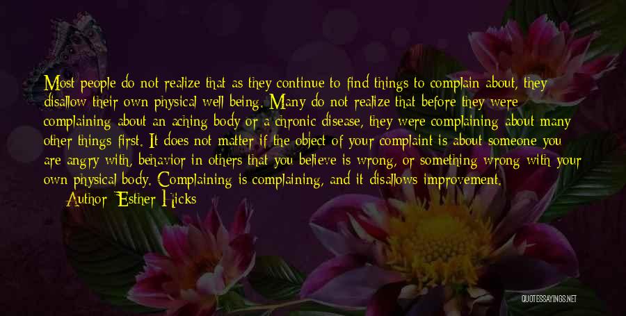 Things That Matter Most Quotes By Esther Hicks