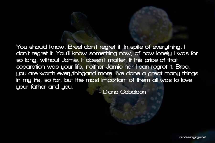 Things That Matter The Most In Life Quotes By Diana Gabaldon Things That Matter The Most In Life Quotes By Diana Gabaldon