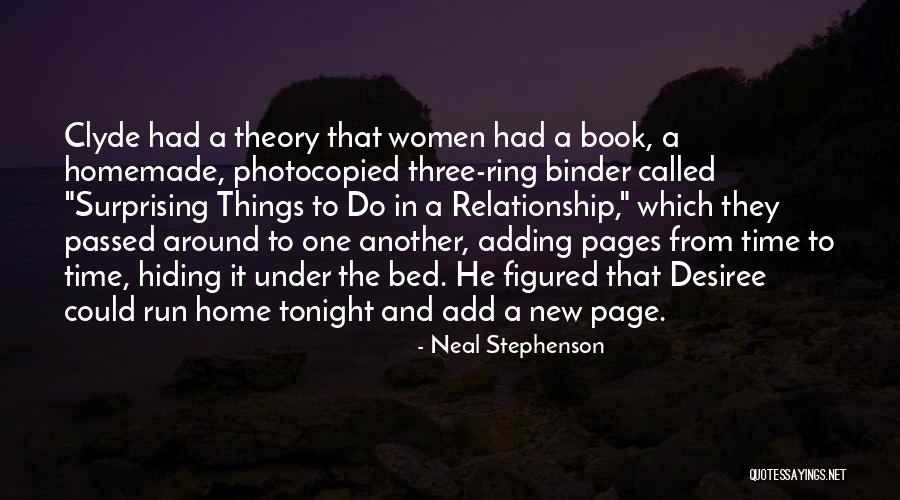 Things To Do In A Relationship Quotes By Neal Stephenson Things To Do In A Relationship Quotes By Neal Stephenson