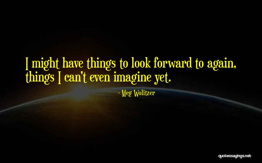 Things To Look Forward To Quotes By Meg Wolitzer Things To Look Forward To Quotes By Meg Wolitzer