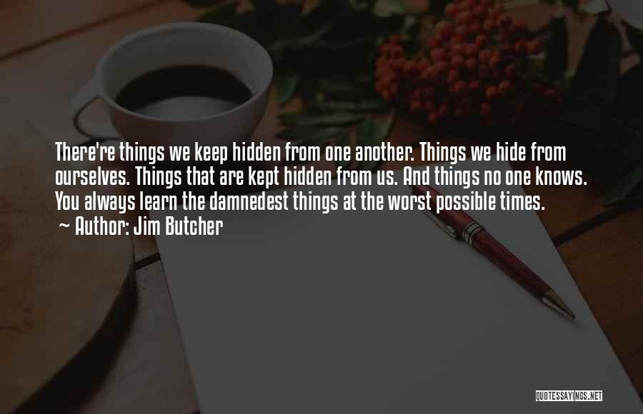 Things We Hide Quotes By Jim Butcher