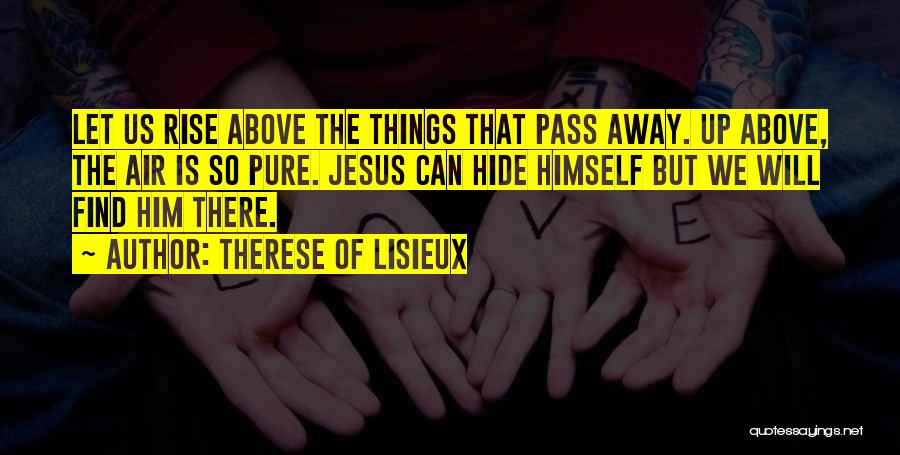 Things We Hide Quotes By Therese Of Lisieux