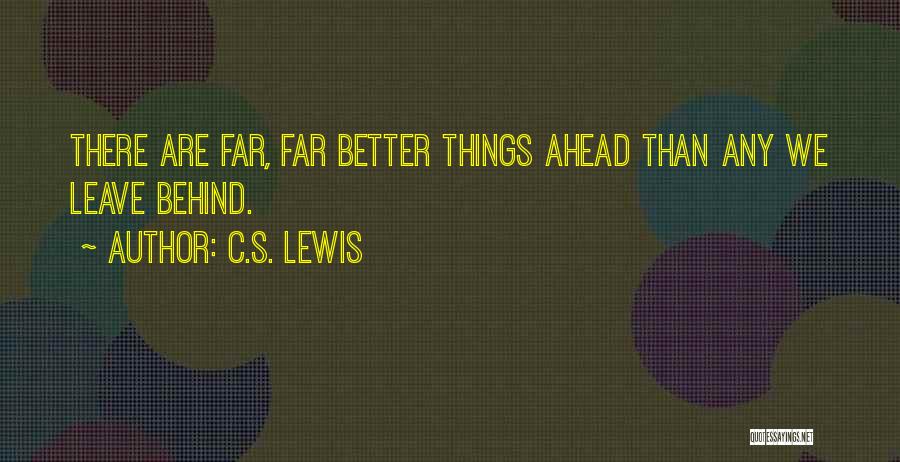 Things We Leave Behind Quotes By C.S. Lewis