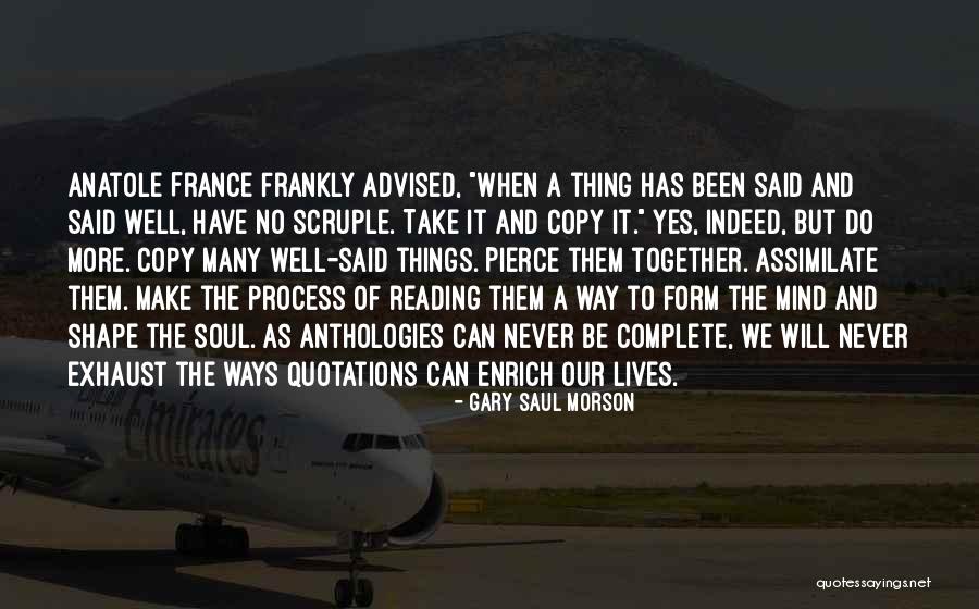 Things We Never Said Quotes By Gary Saul Morson Things We Never Said Quotes By Gary Saul Morson