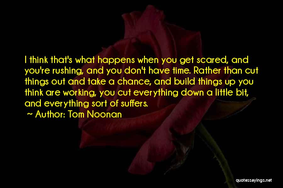 Things Working Out Quotes By Tom Noonan