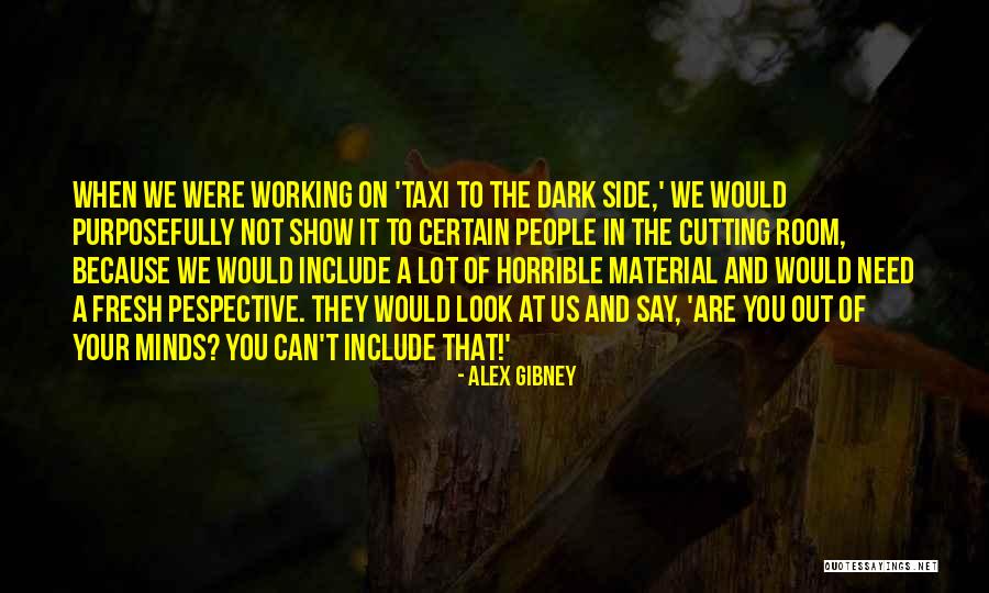 Things Working Themselves Out Quotes By Alex Gibney