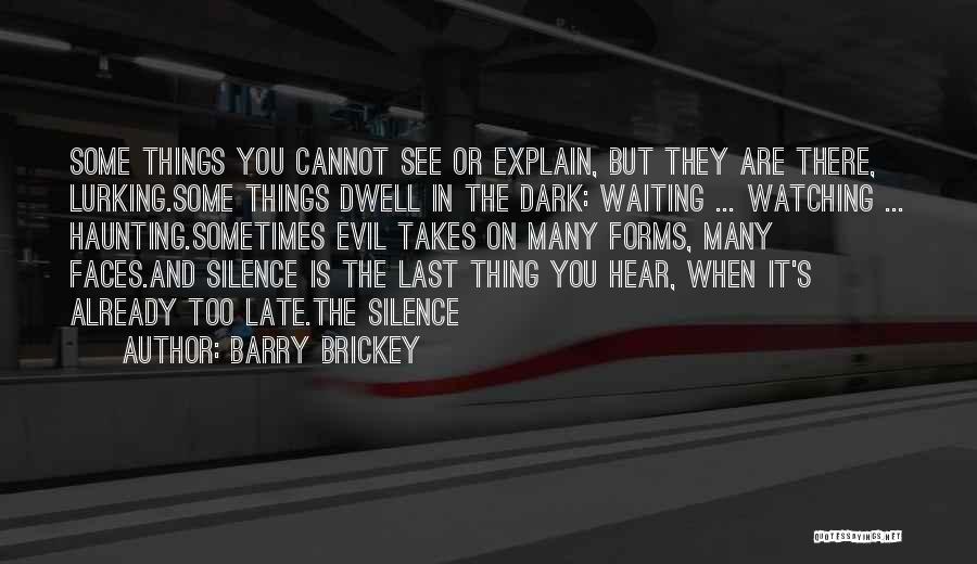 Things You Cannot See Quotes By Barry Brickey