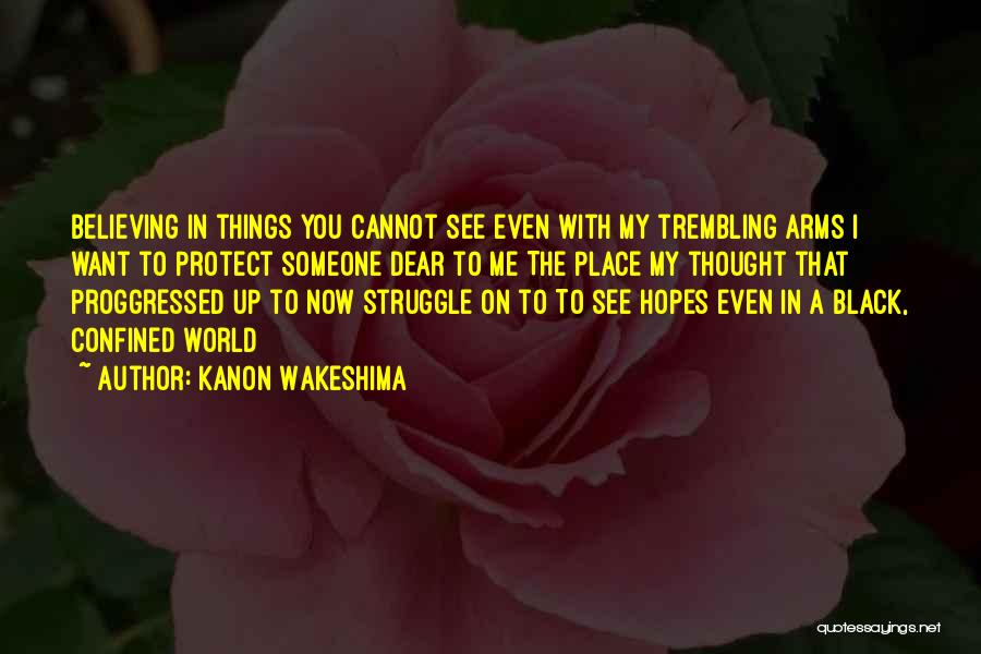 Things You Cannot See Quotes By Kanon Wakeshima