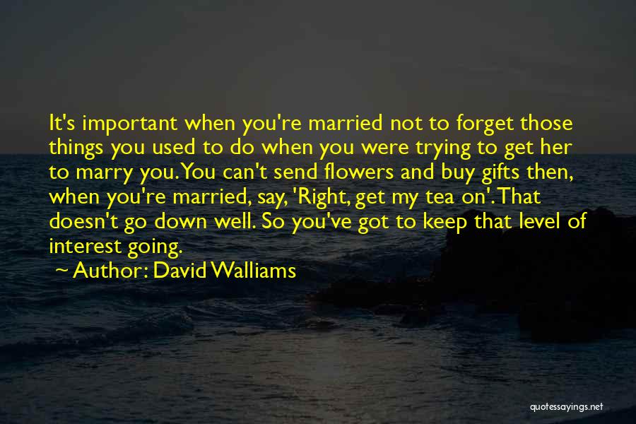 Things You Can't Forget Quotes By David Walliams