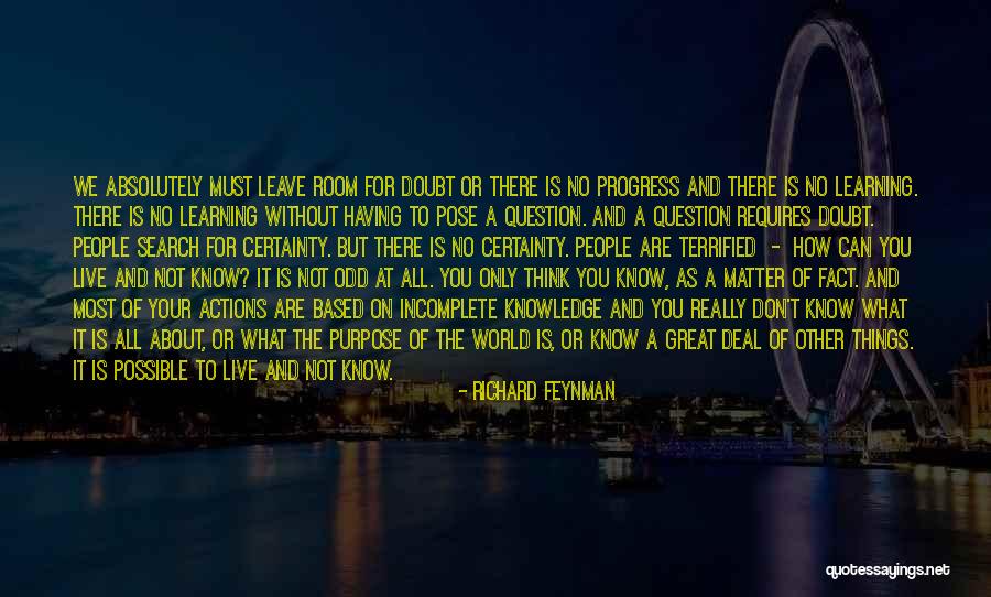 Things You Can't Live Without Quotes By Richard Feynman Things You Can't Live Without Quotes By Richard Feynman