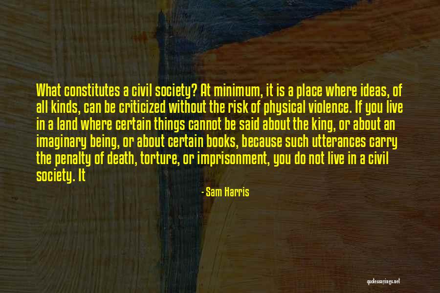 Things You Can't Live Without Quotes By Sam Harris