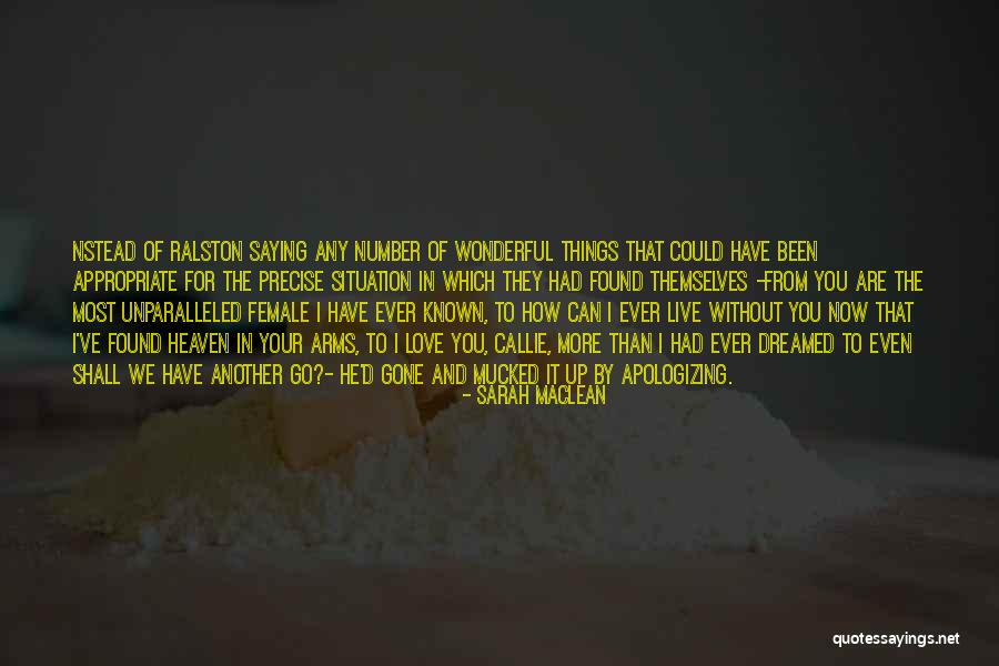Things You Can't Live Without Quotes By Sarah MacLean Things You Can't Live Without Quotes By Sarah MacLean