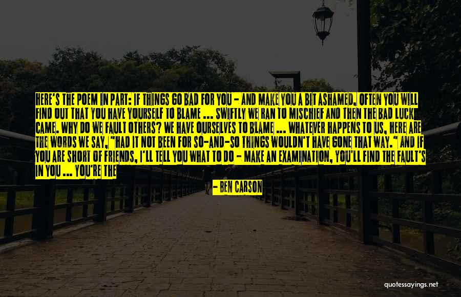 Things You Do For Friends Quotes By Ben Carson Things You Do For Friends Quotes By Ben Carson