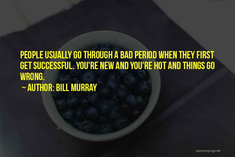 Things You Go Through Quotes By Bill Murray