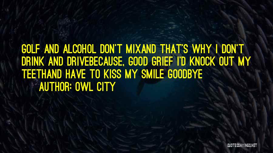 Things You Kiss Goodbye Quotes By Owl City