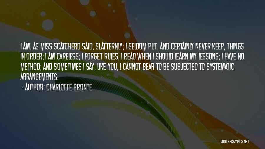 Things You Should Have Said Quotes By Charlotte Bronte