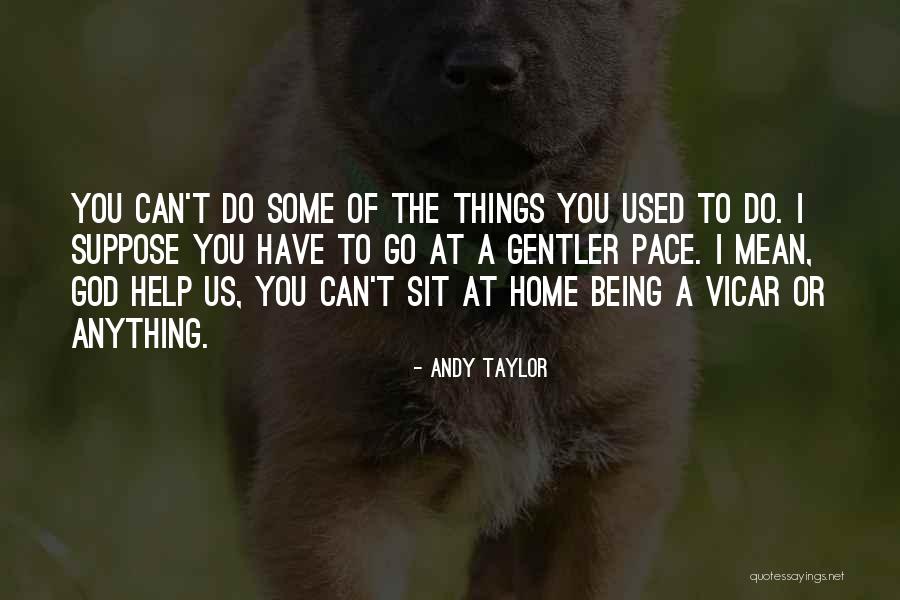 Things You Used To Do Quotes By Andy Taylor