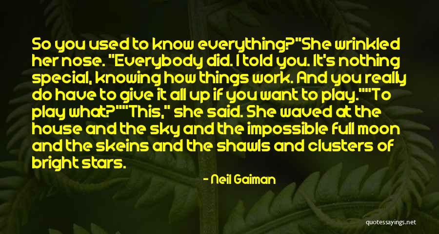 Things You Used To Do Quotes By Neil Gaiman