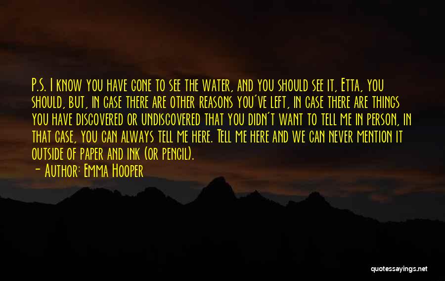 Things You Want But Can't Have Quotes By Emma Hooper