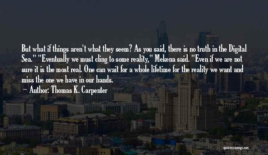Things You Want But Can't Have Quotes By Thomas K. Carpenter