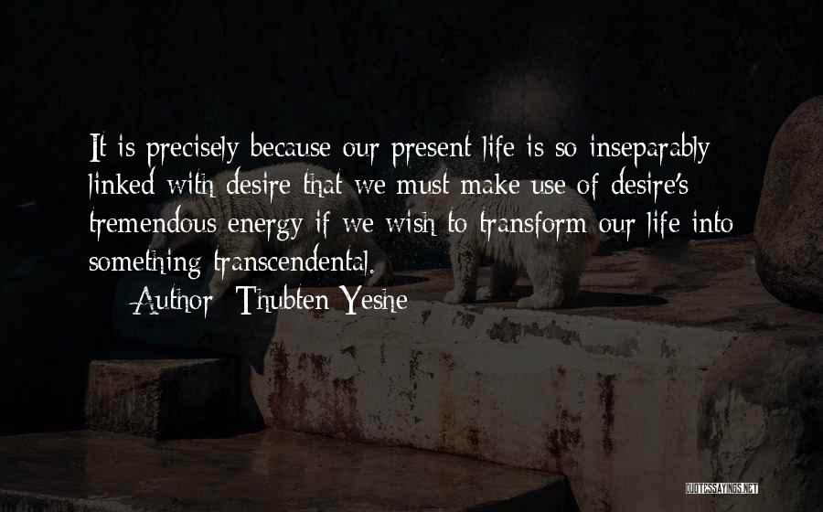 Thingsveryspecial Quotes By Thubten Yeshe