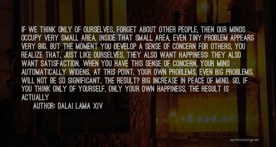 Think About Others Happiness Quotes By Dalai Lama XIV
